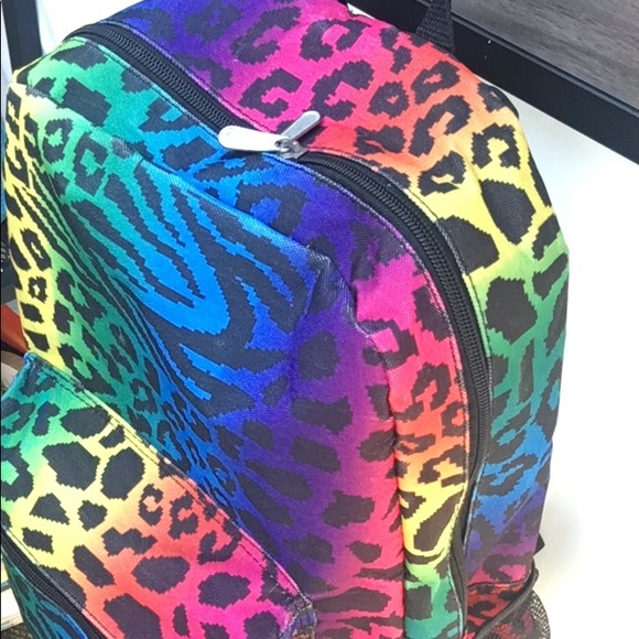 2/$25 Bright Animal Print Lightweight Backpack - Picture 6 of 8